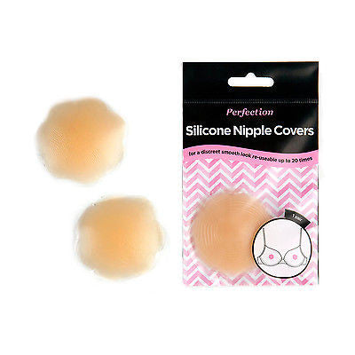 Silicone Nipple Covers by Perfection, Brown, Other
