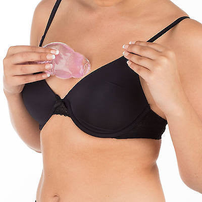 1 Pair Breast Enhancer Gel Silicone Bra Pads Inserts Bikini Push Up for  Underwire Bra White/Black