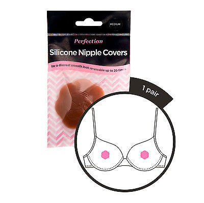 Perfection Silicone Nipple Covers Medium Skin Tone