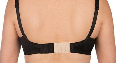 Perfection 3 Hook Bra Extenders For Tight Fitting Bras - 3 Pack  Black/White/Nude